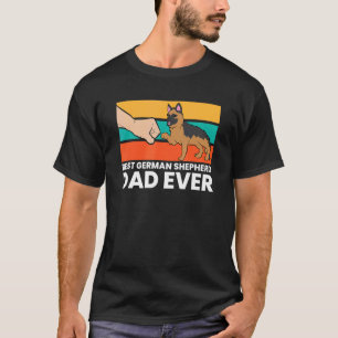 Deutscher Schäferhund-Vater-Geschenk Bester Deutsc T-Shirt