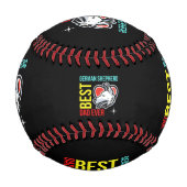 Deutscher Schäferhund-Vater, Hund-Vater Baseball (Vorderseite)