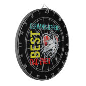 Deutscher Schäferhund-Vater, Hund-Vater Dartscheibe (Vorderseite Links)