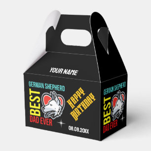 Deutscher Schäferhund Vater, Hund Vater Geburtstag Geschenkschachtel