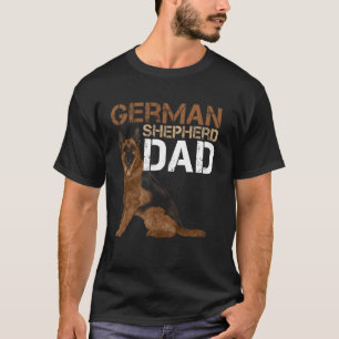 Deutscher Schäferhund-Vater-Hunde-Liebhaber T-Shirt