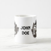 Deutscher Schäferhund Vater Niedlicher Hund Lover  Kaffeetasse (Mittel)