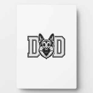 Deutscher Schäferhund-Vater Vintage-Vector-Shirt-D Fotoplatte