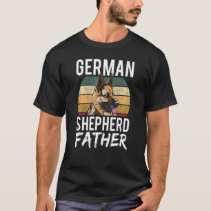 Deutscher Schäferhund Vater Welpenliebhaber Züchte T-Shirt
