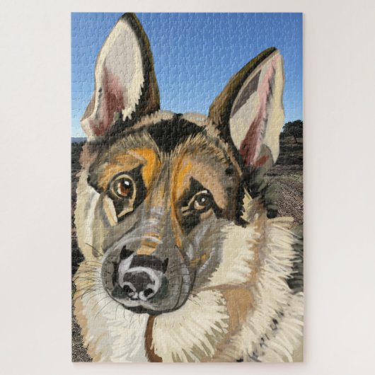 Deutscher Schäferhund, Verbündete Puzzle (Vertikal)