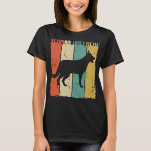 Deutscher Schäferhund Vintag Retrostil T-Shirt