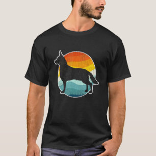 Deutscher Schäferhund Vintage Mutter Vater Hund T-Shirt
