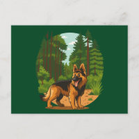 Deutscher Schäferhund Wald Abenteuer Hund