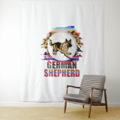 Deutscher Schäferhund Wandteppich (Beispiel)