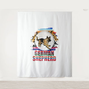 Deutscher Schäferhund Wandteppich