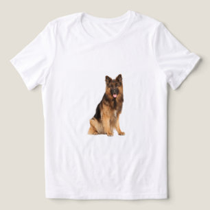 Deutscher Schäferhund, Wäscherin gerade Design, Hu Tri-Blend Shirt