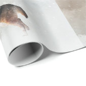 Deutscher Schäferhund Wasserfarben Happy Holiday S Geschenkpapier (Rolleneckpunkt)