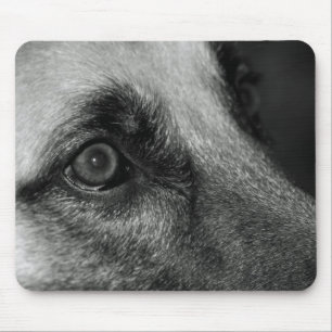 Deutscher Schäferhund Watchful Eye Mouse Pad Mousepad