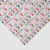Deutscher Schäferhund Weihnachten Seidenpapier (Detail)