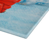 Deutscher Schäferhund Weihnachts-Lkw Schnee Schneidebrett (Ecke)