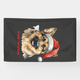 Deutscher Schäferhund Weihnachtsgeschenkideen Woof Banner
