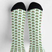 Deutscher Schäferhund Weihnachtshund-Bogen Silhoue Socken (Oben)
