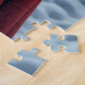 Deutscher Schäferhund Weihnachtskunst Puzzle (Seite)