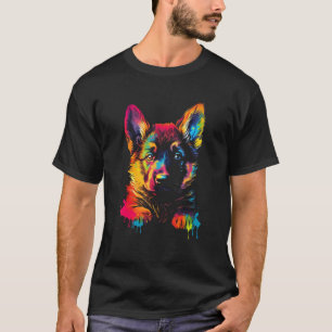 Deutscher Schäferhund Welpe Bester Hund Walking Ha T-Shirt