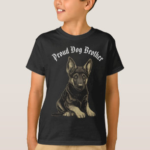 Deutscher Schäferhund Welpe Hund Bruder bearbeitba T-Shirt