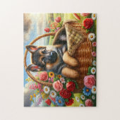 Deutscher Schäferhund-Welpe Puzzle (Vertikal)