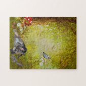 Deutscher Schäferhund Welpenfantasy Hunde Kunst Puzzle (Horizontal)
