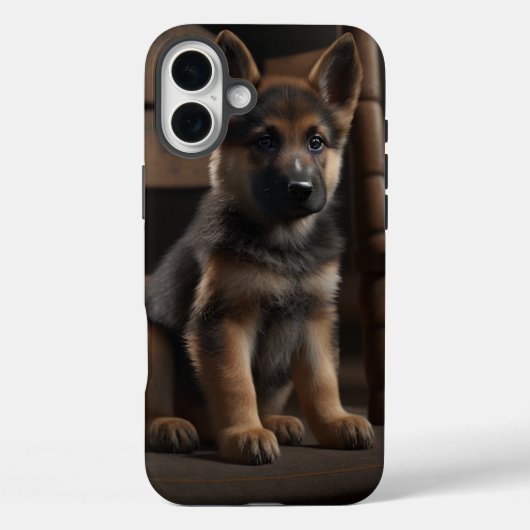 Deutscher Schäferhund - Welpenhund Case-Mate iPhone Hülle (Rückseite)