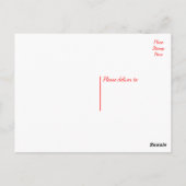 Deutscher Schäferhund Welpenhund Hallo, Denken Sie Postkarte (Rückseite)