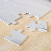 Deutscher Schäferhund zu Weihnachten im Schnee Puzzle (Seite)