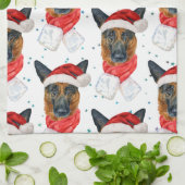 Deutscher Schäferhund züchten Hundeschema Sterne W Geschirrtuch (Gefaltet)