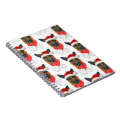 Deutscher Schäferhund züchten Hundeschema Sterne W Notizblock (Rechte Seite)