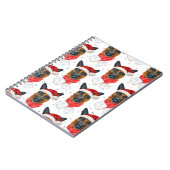 Deutscher Schäferhund züchten Hundeschema Sterne W Notizblock (Linke Seite)