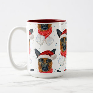 Deutscher Schäferhund züchten Hundeschema Sterne W Zweifarbige Tasse