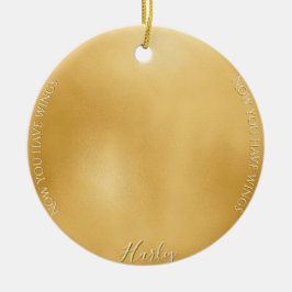 Deutscher Schäferkünstler Foto Weihnachten Keramik Ornament