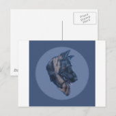 Deutscher Schäferleiter Postkarte (Vorne/Hinten)