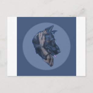 Deutscher Schäferleiter Postkarte