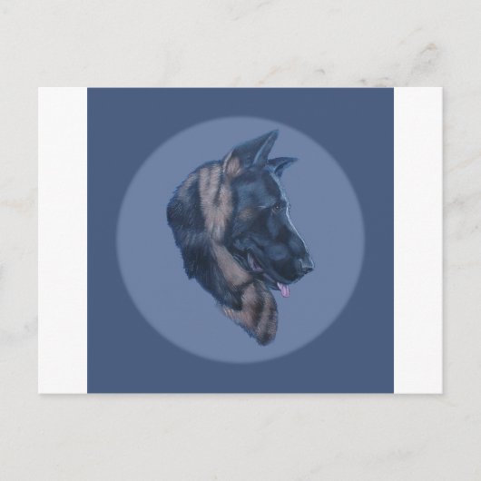 Deutscher Schäferleiter Postkarte (Vorderseite)