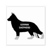Deutscher Schäfername Silo bi Farbe Permastempel (Design)
