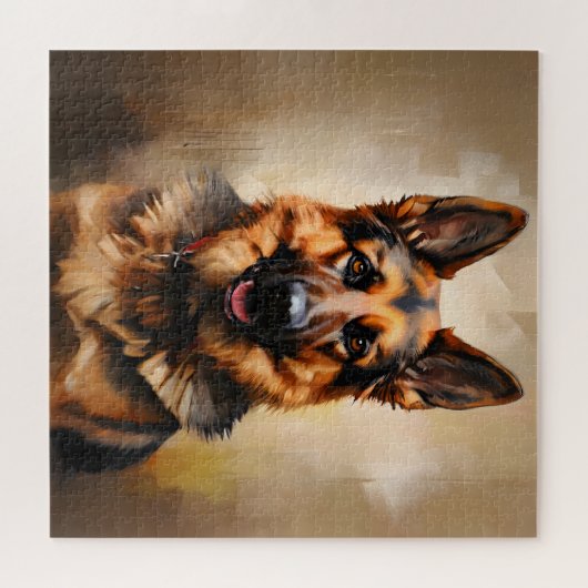 Deutscher Schäferparadies Puzzle (Horizontal)