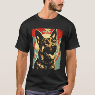 Deutscher Schäferstil Vintag T-Shirt