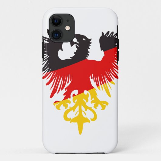Deutscher Schwarzer Adler Case-Mate iPhone Hülle (Rückseite)