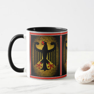 Deutscher, schwarzer Adler deutscher Flagge, Deuts Tasse