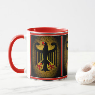 Deutscher, schwarzer Adler deutscher Flagge, Deuts Tasse