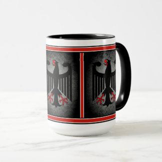 Deutscher, schwarzer Adler deutscher Flagge, Deuts Tasse