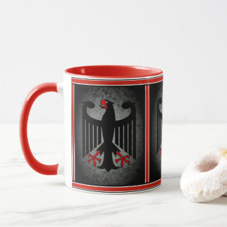 Deutscher, schwarzer Adler deutscher Flagge, Deuts Tasse