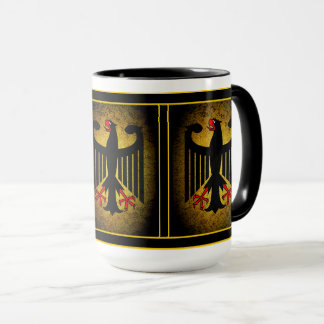 Deutscher, schwarzer Adler deutscher Flagge, Deuts Tasse