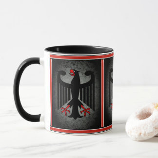 Deutscher, schwarzer Adler deutscher Flagge, Deuts Tasse
