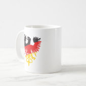 Deutscher Schwarzer Adler Kaffeetasse (Vorderseite Links)