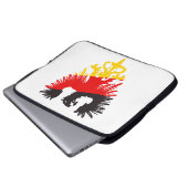 Deutscher Schwarzer Adler Laptopschutzhülle (Vorne Knopf)