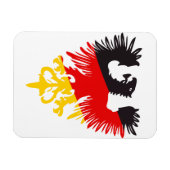 Deutscher Schwarzer Adler Magnet (Horizontal)